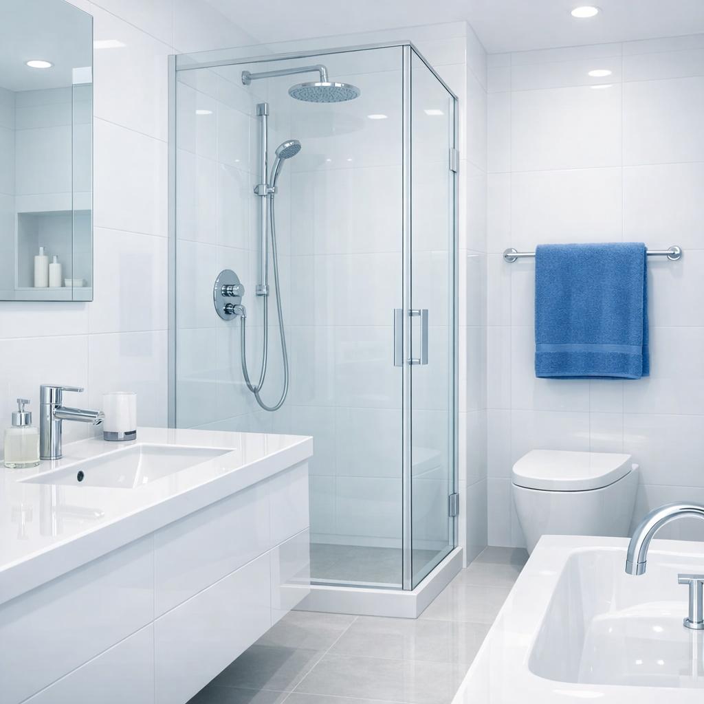 Salle de bain propre